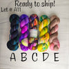 SALE lot A11 - Ready to ship yarn - SW Merino blend yarn - 100g each