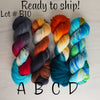 SALE lot B10 - Ready to ship yarn - SW Merino blend yarn - 100g each