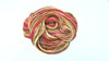 Skinbow Zebrafish- Hand dyed yarn - Merino Fingering red brown green pink