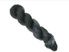 Black tonal solid - Hand dyed yarn