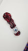 Ladybug - Hand dyed yarn, Fingering Weight, red black white