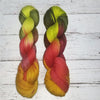 Patchwork Christmas - Hand dyed variegated yarn - Merino Fingering to worsted