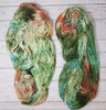 Nimble Fox - Hand dyed variegated speckled yarn - Merino Fingering to worsted