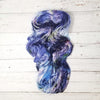 Wolf Song - Hand dyed variegated speckled yarn - Merino Fingering lace dk worsted blue