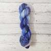 Wolf Song - Hand dyed variegated speckled yarn - Merino Fingering lace dk worsted blue