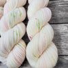 Guava - Hand dyed variegated speckled yarn - Merino Fingering to worsted