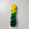 Green Bay Packers - Hand dyed yarn -  Fingering to bulky- green gold yellow white
