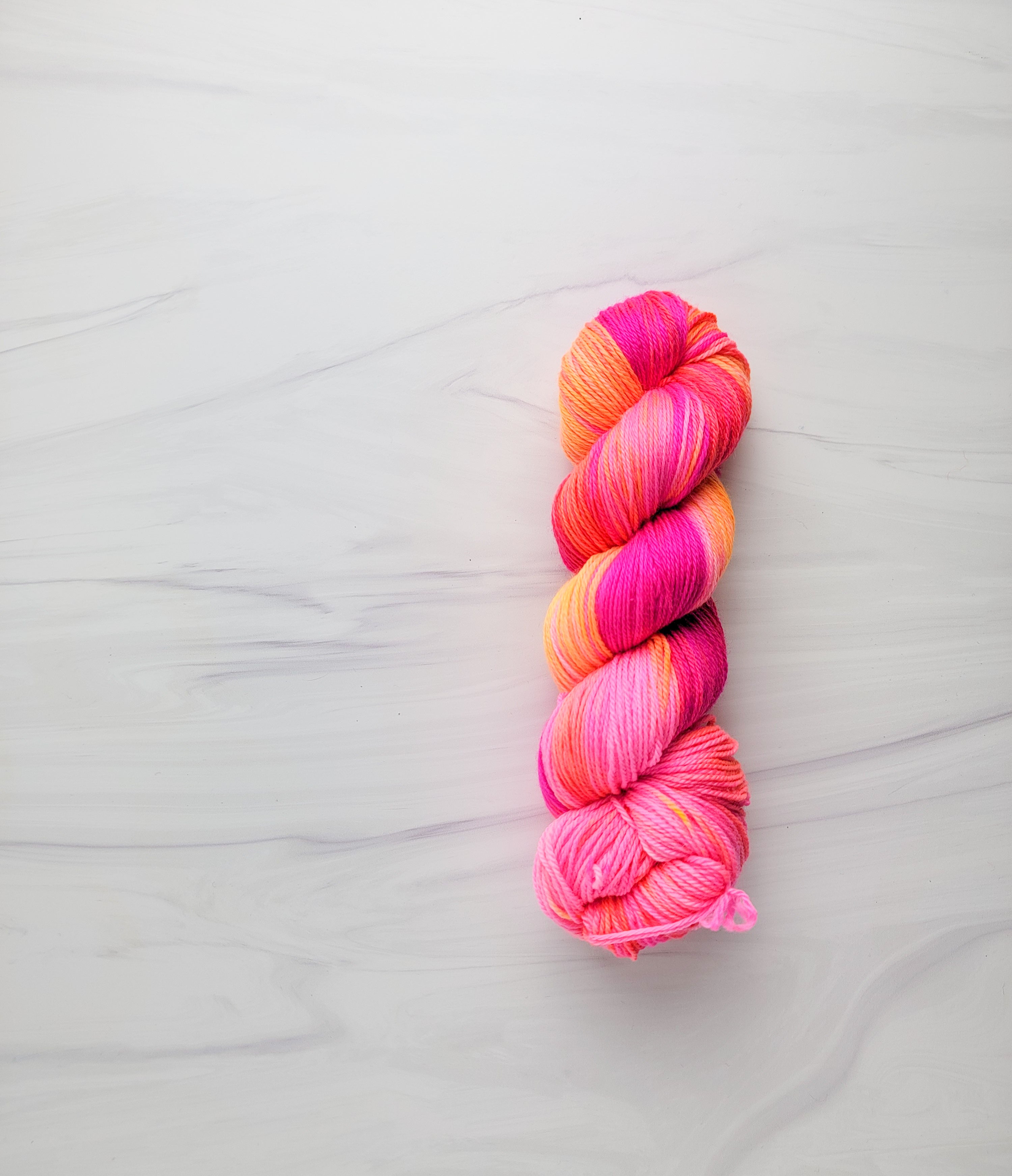 Fuchsia Hand-dyed Yarn - achickthatknitz