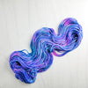 Mermaid Blush -  Hand dyed variegated yarn -pink blue teal