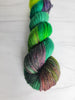Luck of the Irish - Hand dyed yarn - SW Merino Fingering Weight green