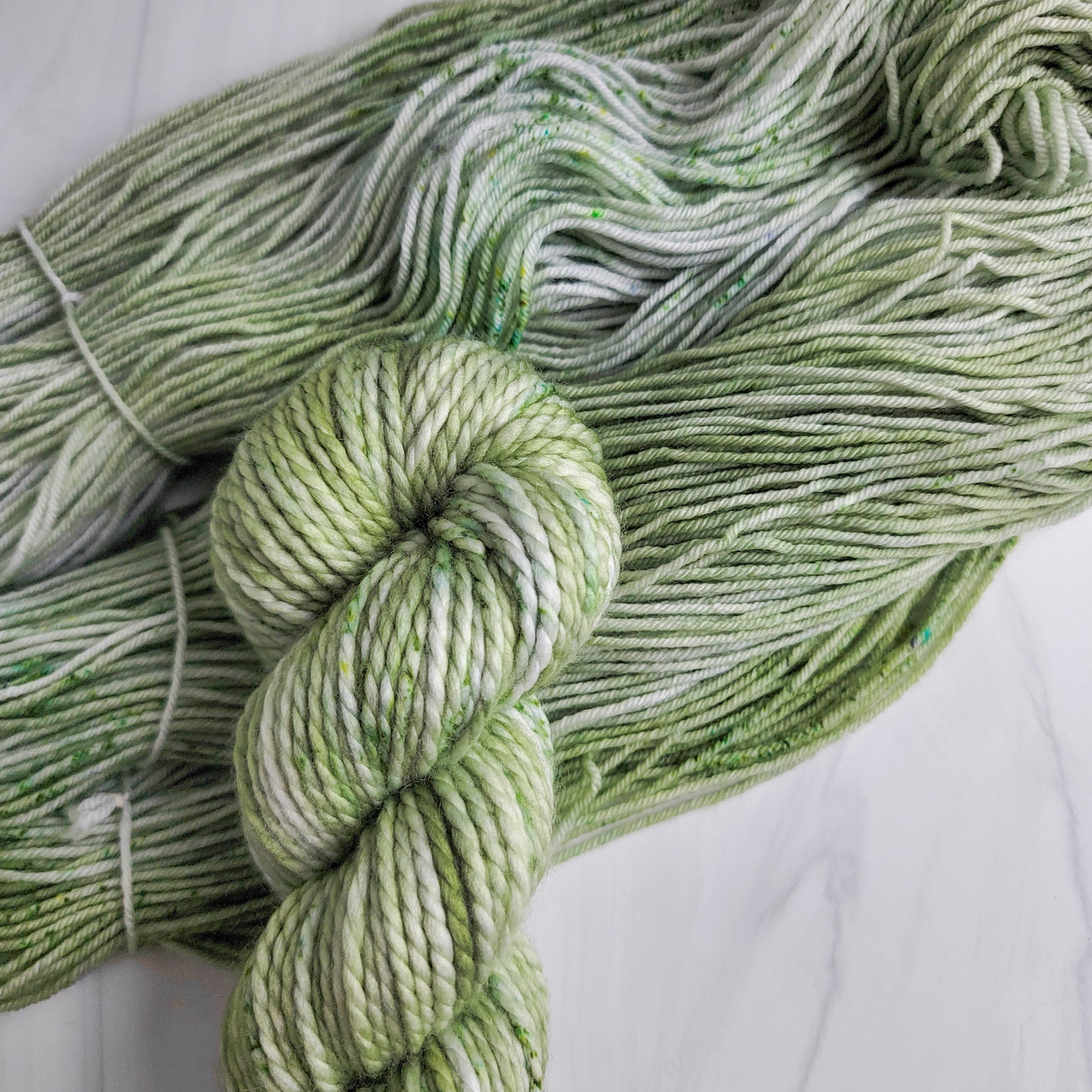 Rhea - Hand dyed Variegated yarn - Fingering to bulky- Greek