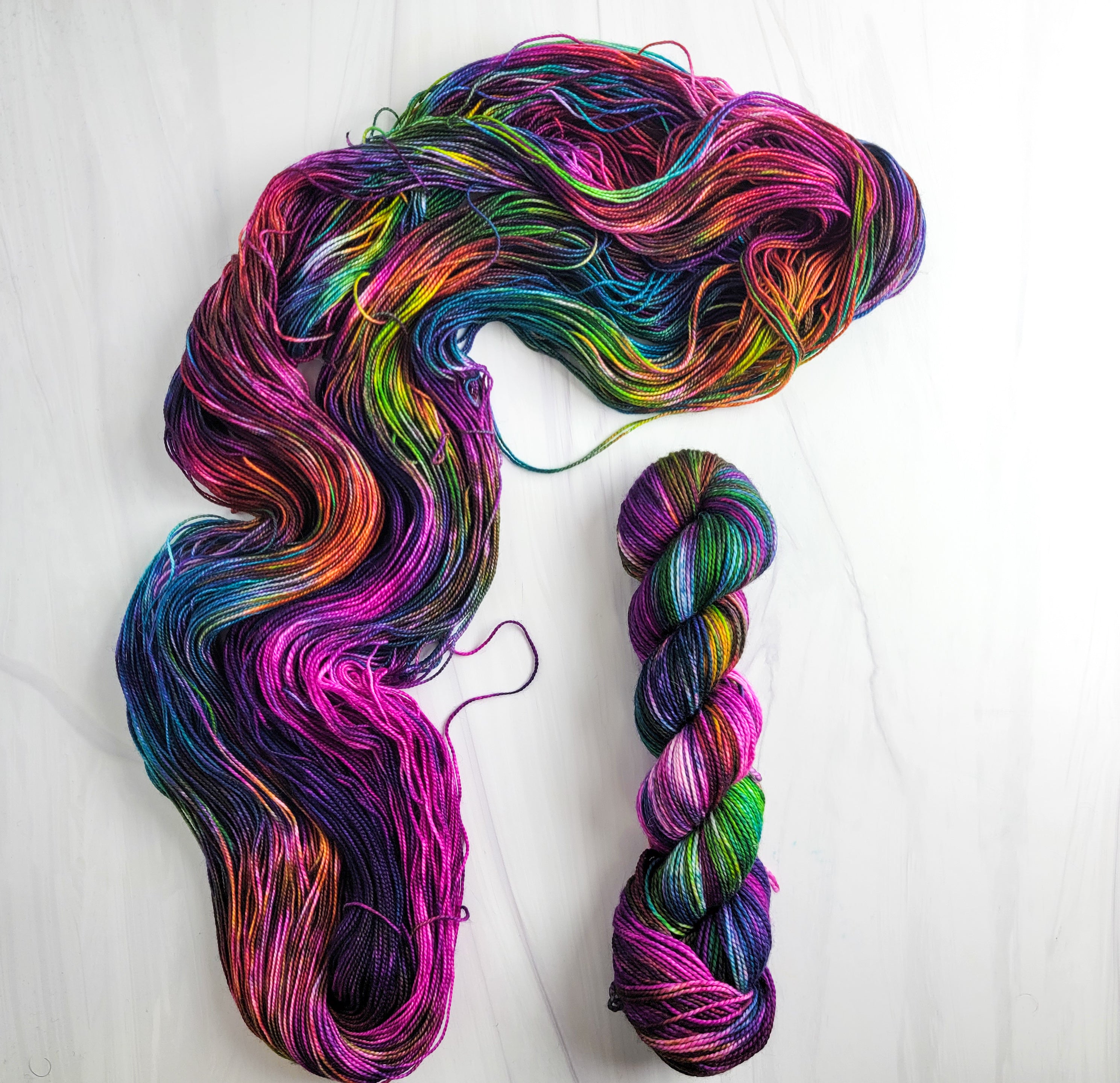 Flounce 17 Variegated, Multicolored Yarn 
