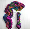 Everything Changed Me - Hand dyed Variegated yarn -  Fingering to bulky-  magenta purple teal turquoise yellow rainbow