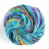 Ride the Tide - Hand dyed yarn - SW Merino lace to bulky blue rainbow