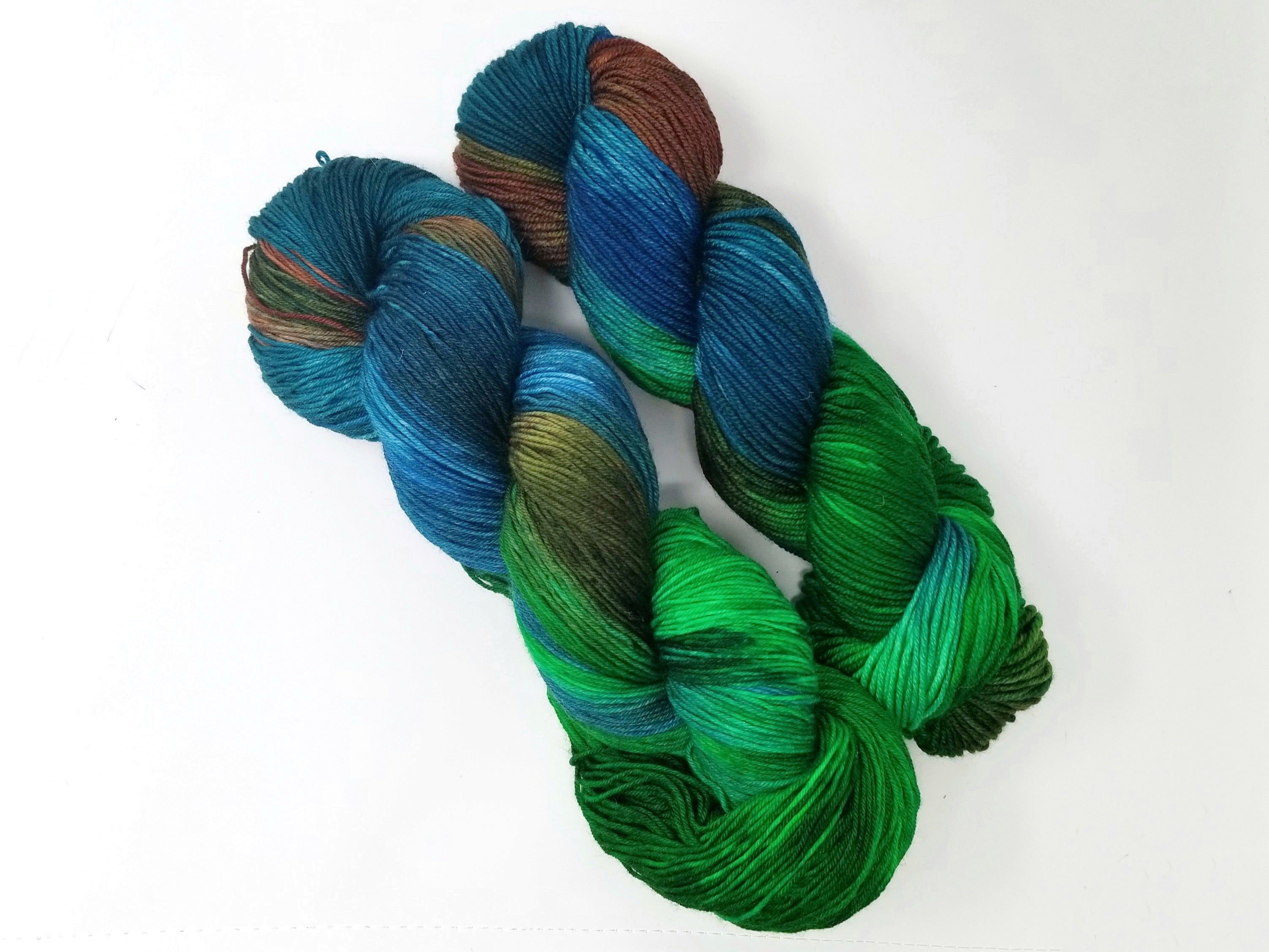 Mending yarn wool mix cobalt blue 15m