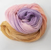 Sweetie Pie - Hand dyed yarn - Merino Fingering pastel pink purple caramel