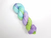 Fairy Dust - Hand dyed yarn - SW Merino Fingering pastel purple blue green