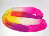 Wild Child -Variegated Hand dyed yarn- Fingering pink yellow white