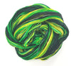 Emerald City - Hand dyed variegated yarn - SW Merino Fingering to worsted green yarn