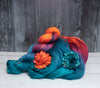 Fire Blooms - Hand dyed variegated yarn - Merino Fingering to worsted