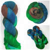 Mineral Ridge - Hand dyed Yarn  -Brown blue green