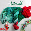 Wreath - Hand dyed assigned pooling yarn -SW Merino choose your base fingering sock dk lace bulky aran