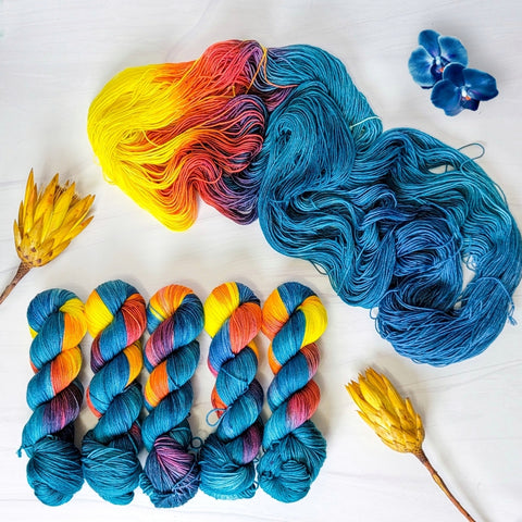 Multicolor Baby Soft Dyed Yarn, For Textile Industry at Rs 210/kg