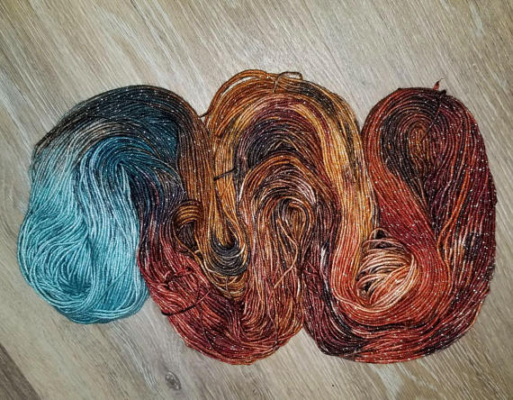 Aquarela  Steady Tweed – Rainbow Yarn Hand Dyed – From Me To Yarn