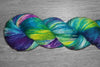 Sea Siren - Hand dyed yarn - Fingering Purple Blue Green