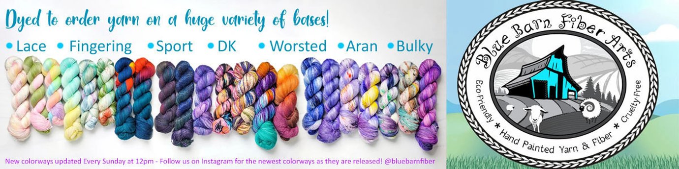Blue Barn Fiber - Hand Painted Yarn and Fiber for spinners and felters